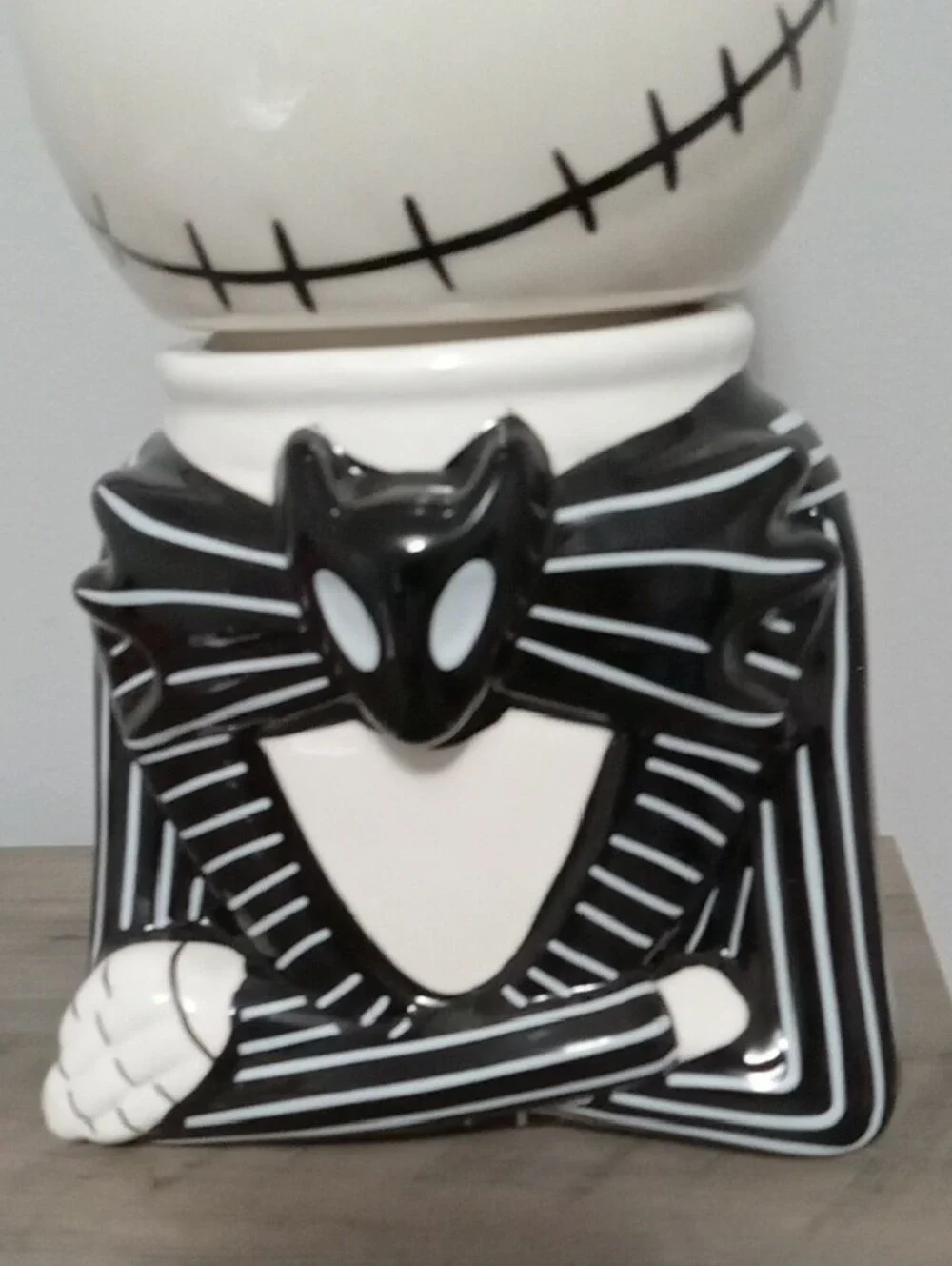 DISNEY Jack Skellington Ceramic Cookie Jar New
